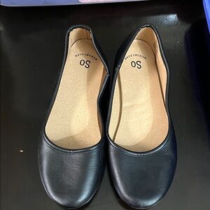 SO Women's Classic Black Flats
